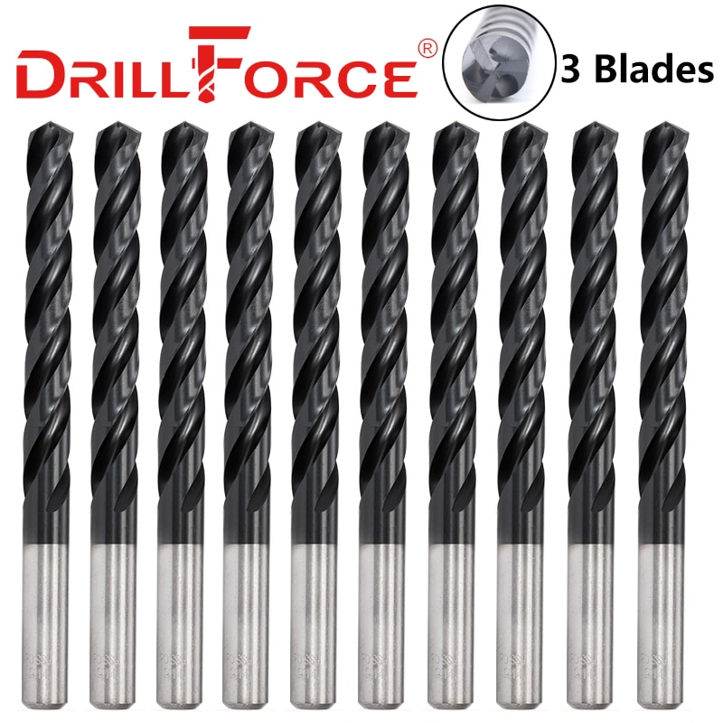 

DRILLFORCE Спиральные сверла для нержавеющей стали 3-12.5 мм