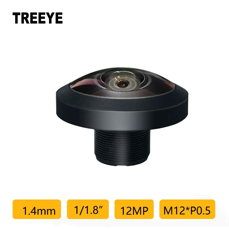 

TREEYE Панорамный объектив 4K 1,4 мм 12 мегапикселей