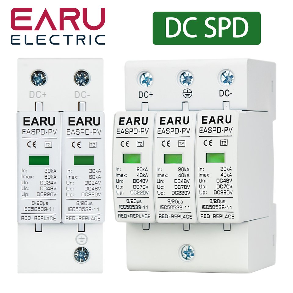

Фотоэлектрический DC SPD 2P/3P DC12V 24V 48V 10KA~20KA 20KA~40KA 40KA~60KA Сетевой фильтр Защитное устройство Молниезащита