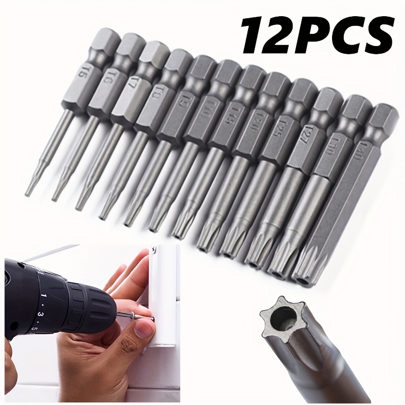 

Набор бит Torx 12 шт. T5-T40