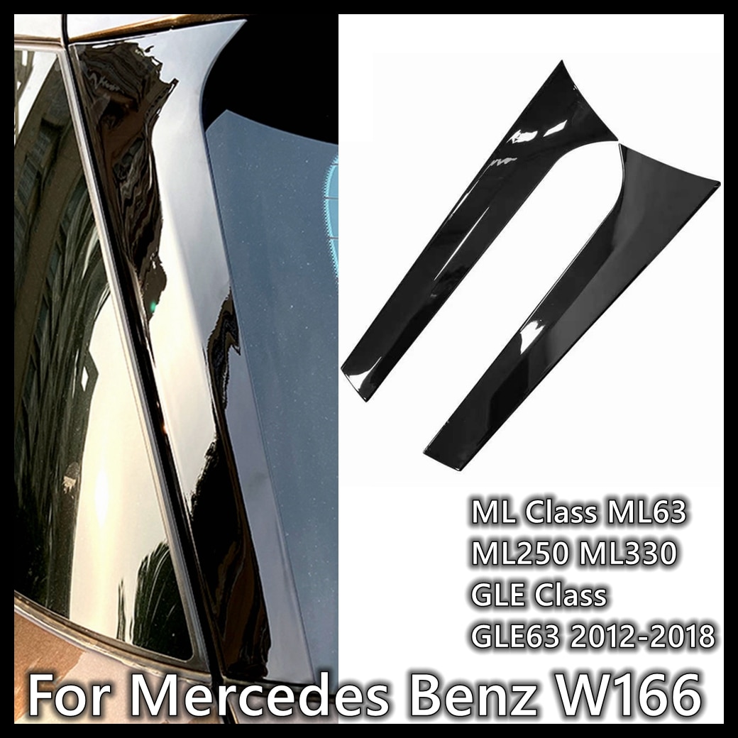 

W166 сплиттер заднего стекла, спойлер, боковая крышка, наклейка для Mercedes Benz ML Class ML63 ML250 ML330 GLE Class GLE63 2012-2018