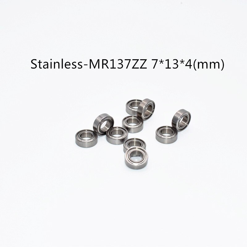 

Подшипник из нержавеющей стали SMR137ZZ, 10 шт., 7*13*4 (мм), антикоррозийный металл, герметичные высокоскоростные детали механического оборудования
