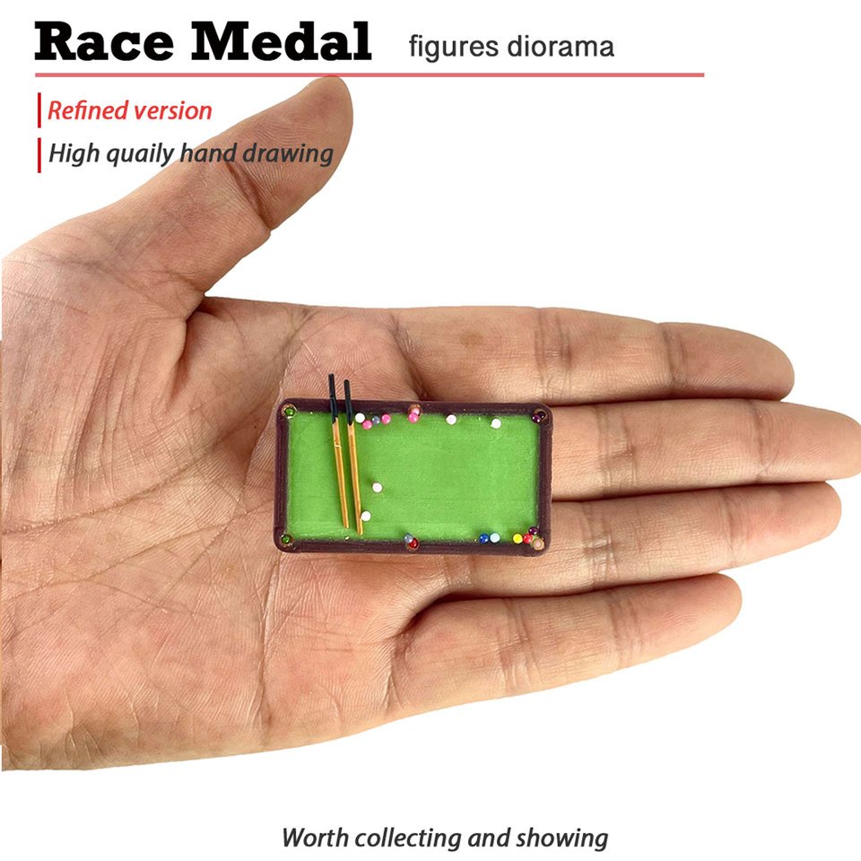 

Миниатюра бильярдиста RACE MEDAL