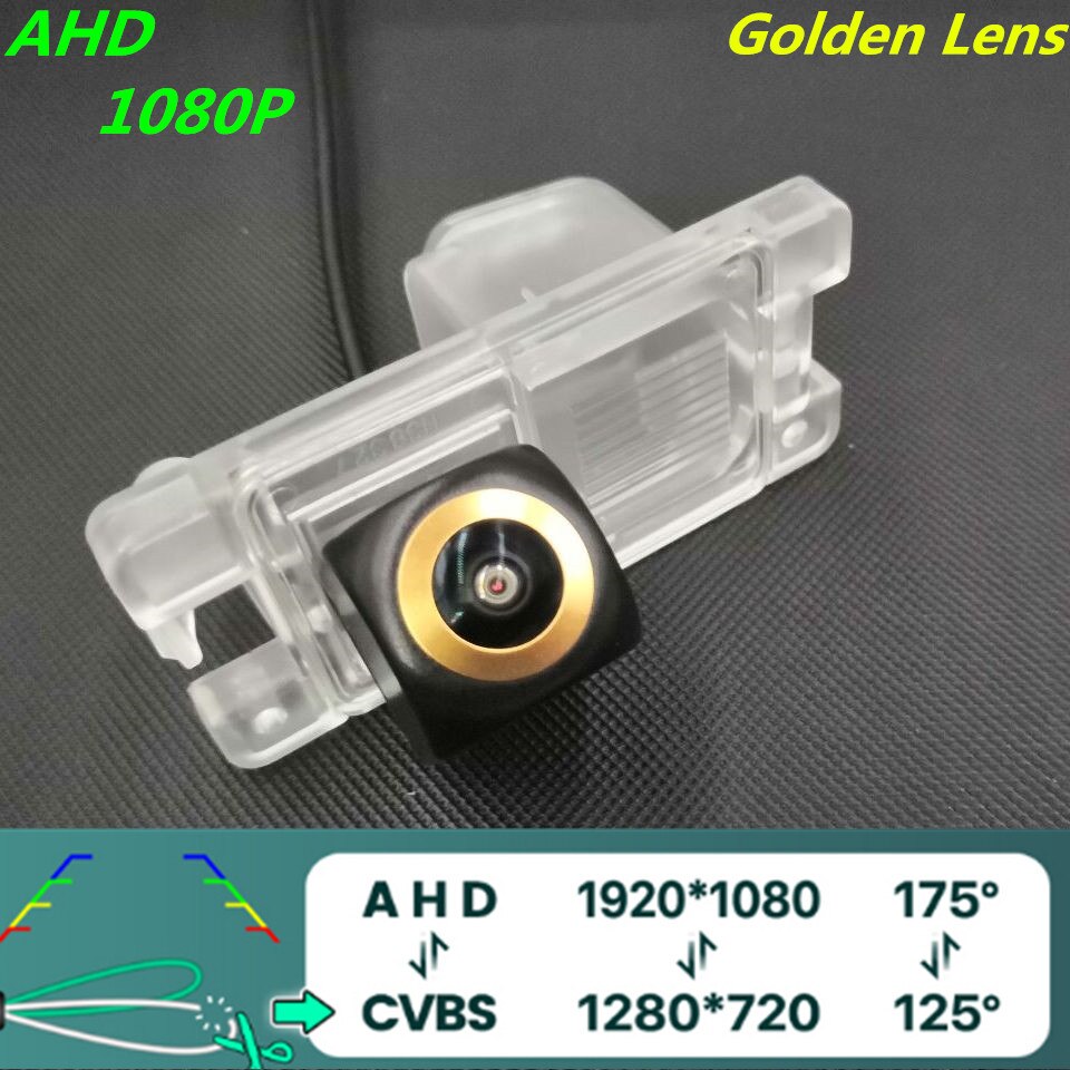 

AHD 720P с золотым объективом, траектория, автомобильная камера заднего вида для Mitsubishi Triton/L200/Hunter/Sportero 2005 ~ 2016, монитор парковки автомобиля
