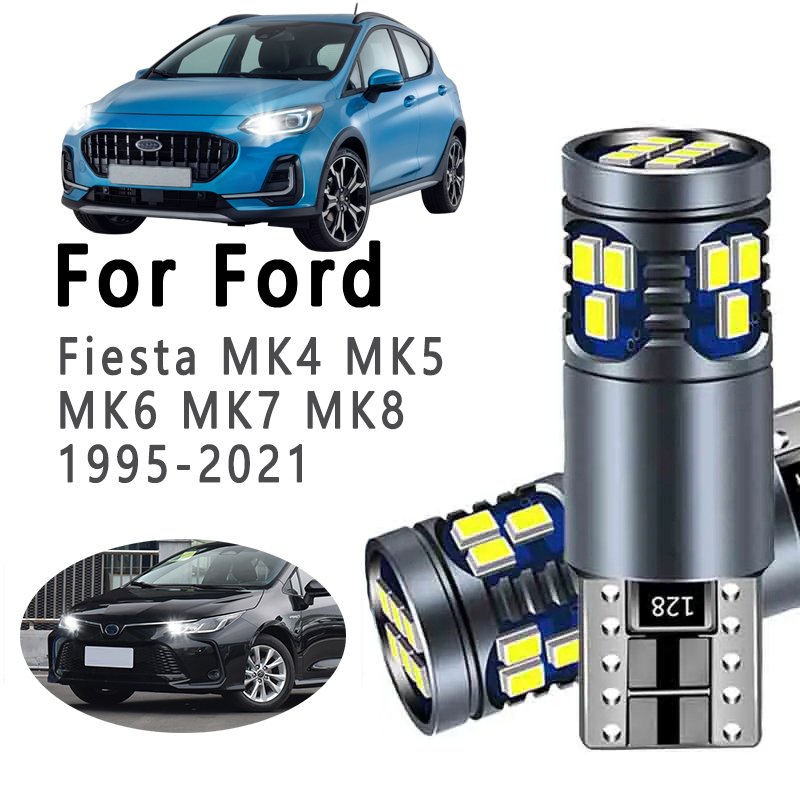 

2 шт., лампы для Ford Fiesta MK4 MK5 MK6 MK7 MK8 1995-2019 2020