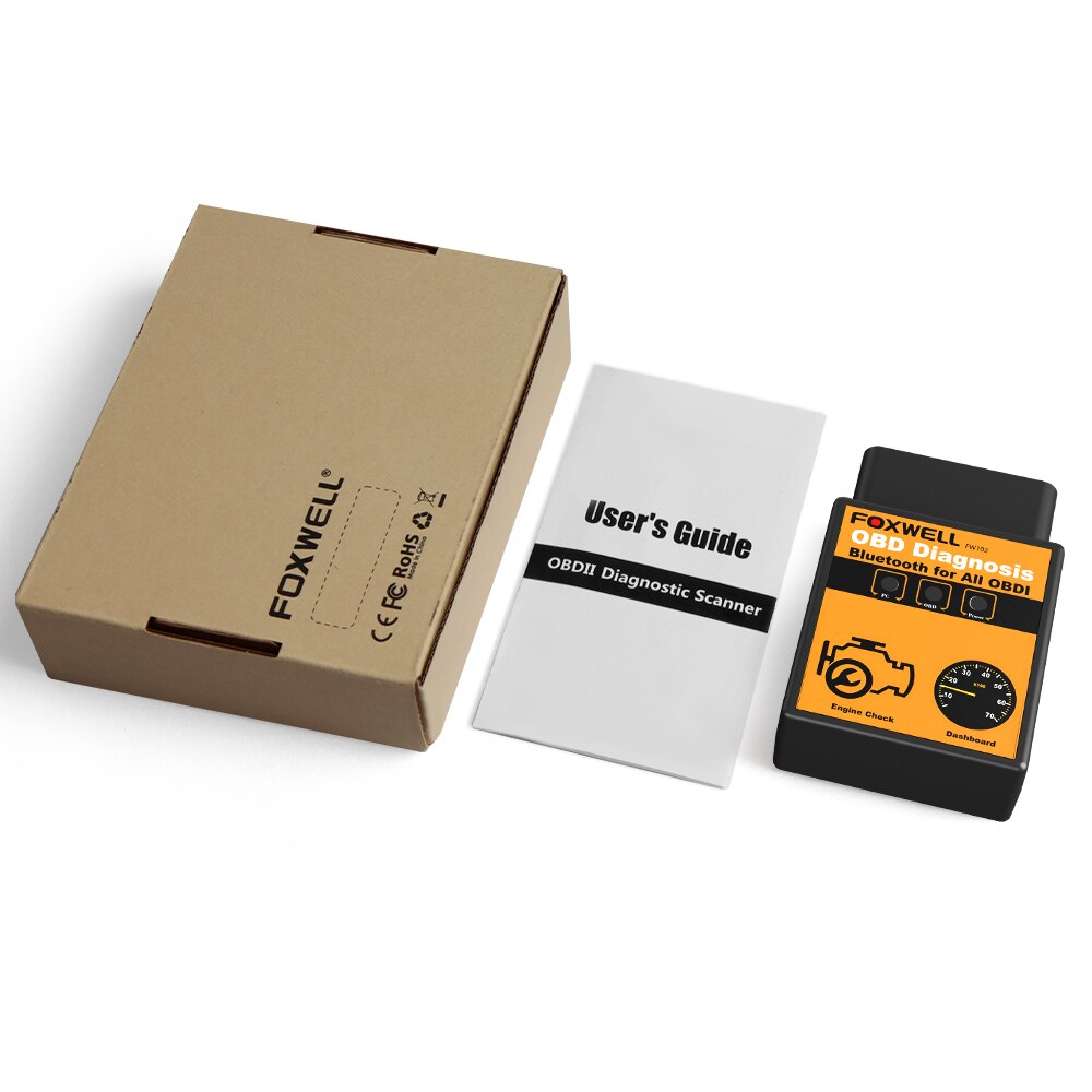 

FOXWELL FW601 OBD2 WIFI Bluetooth ELM327 V 1.5 PIC18F25K80 Сканер для Android/IOS ODB2 OBD2 Инструмент сканирования кодов автомобиля ELM327