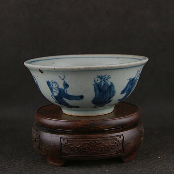 

Китайская керамическая чаша Qing Eight Immortals дизайн