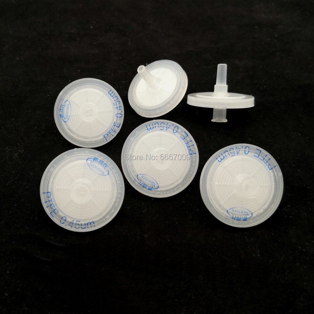 

Одноразовые воздушные фильтры PTFE 25 мм 0,2/0,45 мкм 10 шт