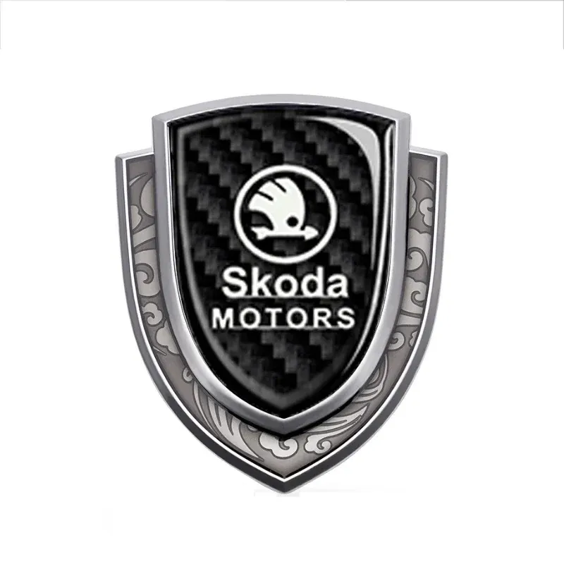

Эмблема с логотипом автомобиля из углеродного волокна для логотипа Skoda Octavia A7 Superb 2 Fabia Rapid Yeti Kodiaq Kamiq, внешние аксессуары для авто