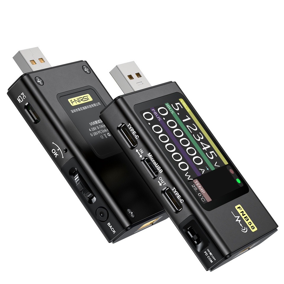 

USB-тестер аккумулятора, вольтметр, амперметр, быстрое обнаружение заряда, триггер для измерения емкости, измерение пульсации