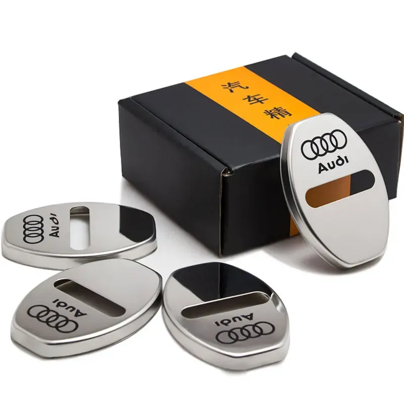 

Отделка дверного замка Защитная крышка для Audi A4 B6 B8 B7 A6 C5 C6 C7 A3 A5 Q3 Q5 Q7, аксессуары для стайлинга автомобиля