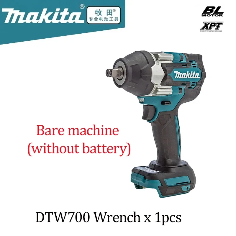 

Электрический ударный гайковерт Makita DTW700 синего цвета