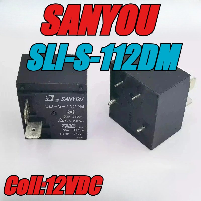 

(Совершенно новый оригинал) 1 шт./лот 100% оригинальное реле: SLI-S-112DMK SLI-S-112DM Реле кондиционера 30A 12 В 4 контакта