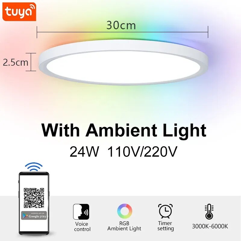 

БENEWTON TUYA RGB Потолочный Светильник