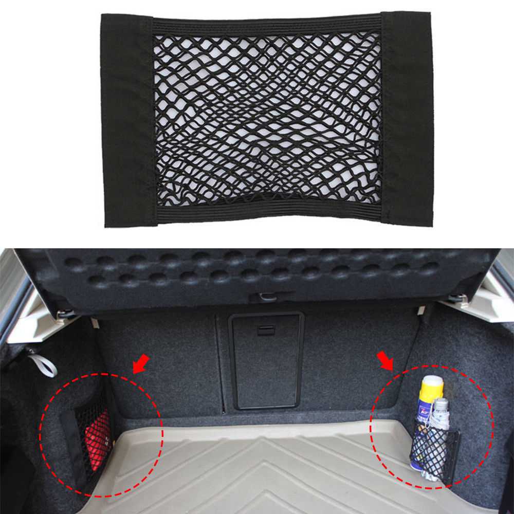 

Для Audi A4 B8 2008 2009 2010 2011 2012 2013 Автомобильные ботинки багажник сиденье сзади Эластичный Сетка-органайзер для хранения аксессуары