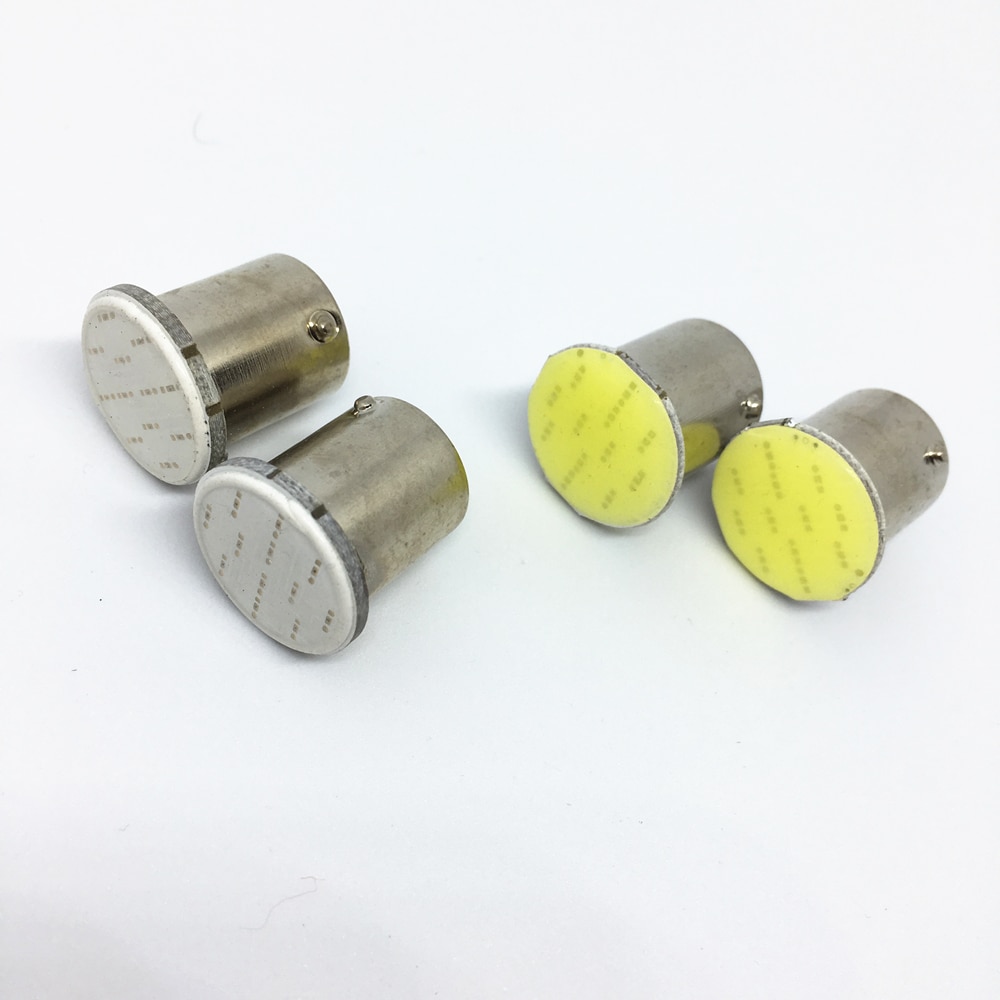 

10 x P21W Bay15d 1156 BA15S P21W светодиодный Поворотная сигнальная лампа COB Автомобильный интерьер светильник парковки заднего вида фонарь стоп-сигнала супер яркий 12V