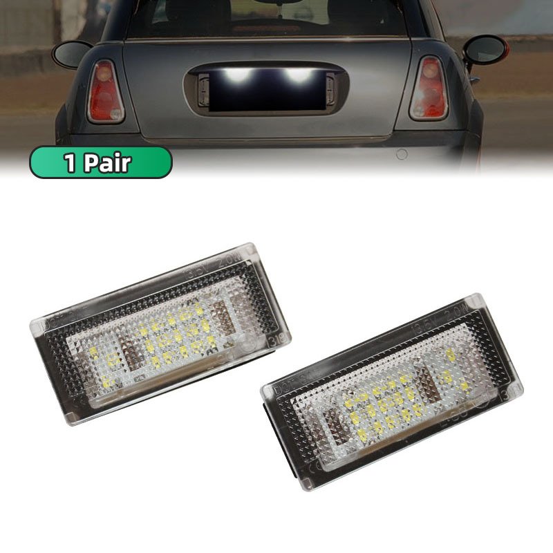 

BMW Mini Cooper R50 R52 R53 Подсветка Номерного Знака 2 Шт. Белые Автомобильные Светодиодные DRL Дневные Ходовые Огни Безошиб...