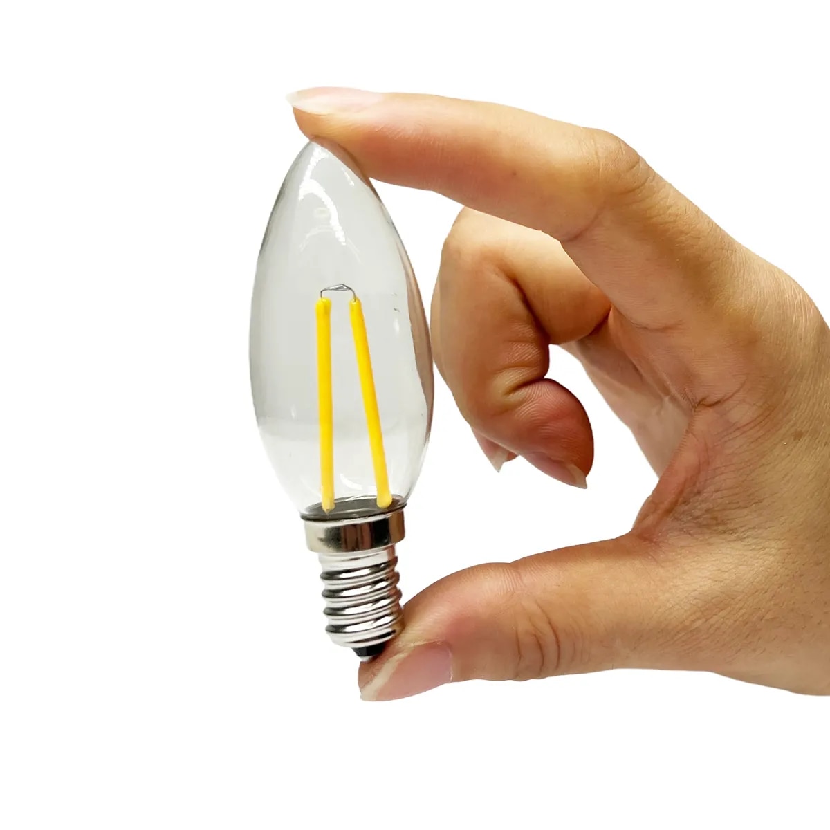 

Энергосберегающая LED лампа ERANPO E14 E12 2Вт теплый/холодный белый свет