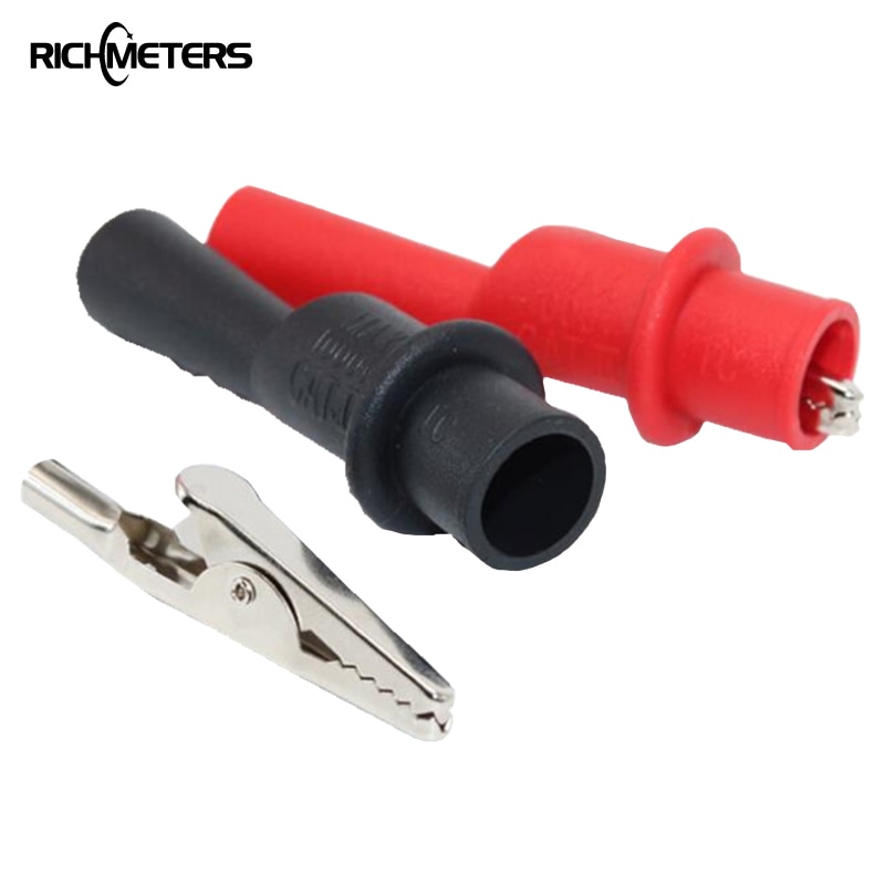 

RICHMETERS Крокодил клип 10A электрические тестовые провода