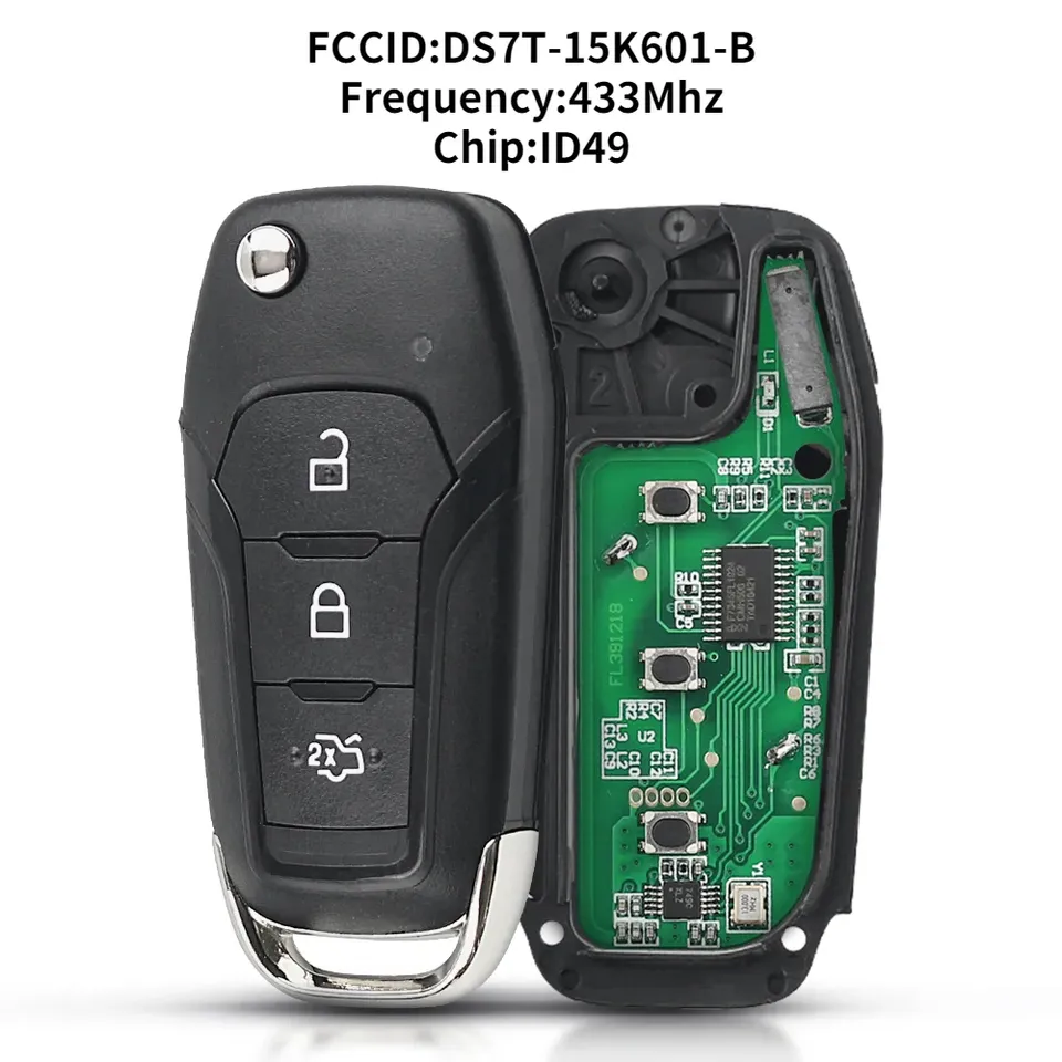 

KEYYOU 2/3/4B Φ для Ford дистанционный ключ-брелок от машины/N5F-A08TAA/EB3T-15K601-BA Ranger F150 2013-2018 ID49 Chip 315/433/902MHz