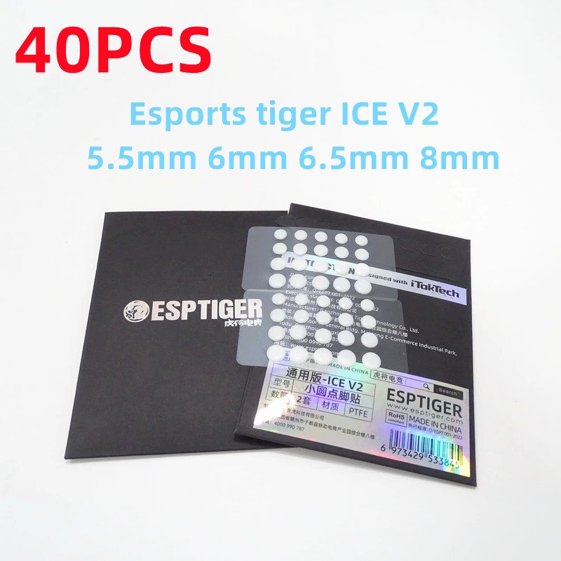 

Новинка, 40 шт., аксессуары для мыши Esports Tiger ICE V2, наклейки для ног, сделай сам, маленькие точки, коврик для ног, дуговый край, киберспорт, 5,5 мм, 6 мм, 6,5 мм, 7 мм, 8 мм