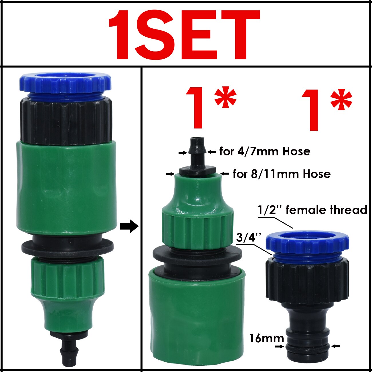 

Соединительный адаптер KESLA для полива 1/2", 3/4"