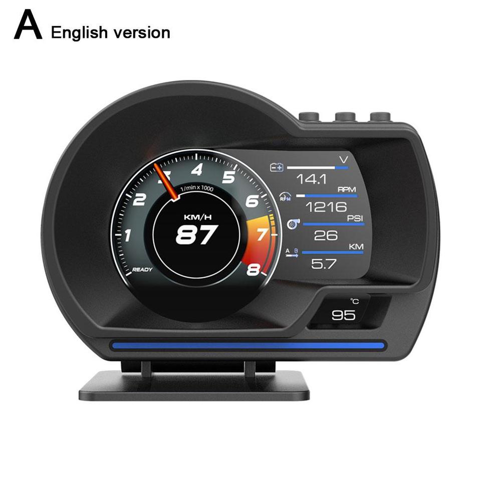 

Автоматический датчик HUD OBD Система Проекционный дисплей Автомобильный проектор Спидометр с неисправности автомобиля Прозрачные автомобильные электронные аксессуары