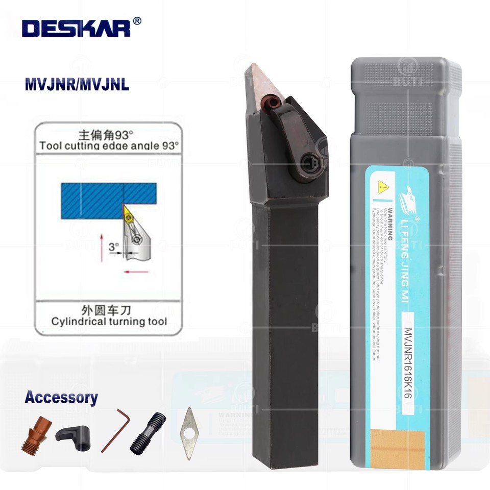 

DESKAR 100% оригинальный MVJNR1616 MVJNL2020 MVJNR2525 держатель инструментов для токарных станков с ЧПУ для токарной обработки деталей токарных лезвий VNMG