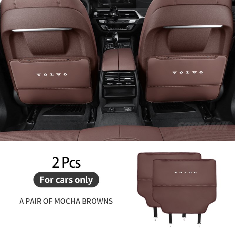 

Volvo XC40 XC60 XC70 XC90 V40 V50 V60 V70V90 S40 S60 S80 S90C70 Сумка для хранения спинки автомобильного сиденья Защита задней спинки Анти-ударная накладка