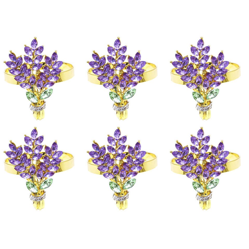 

Кольца для салфеток Hortifi, металлические, набор из 6 штук