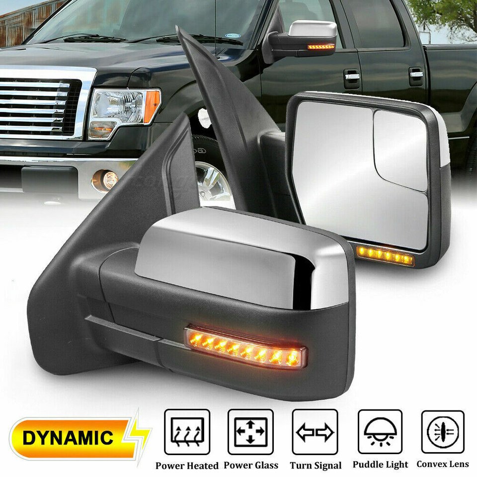 

Буксировочные зеркала с подогревом для Ford F150 F-150 Truck 2007 2008 2009 2010 2011 2012-2013