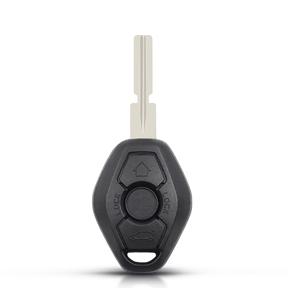 

KEYYOU Необрезанный автомобильный ключ с дистанционным управлением Чехол для BMW 1 3 5 6 7 серии Z3 Z4 X3 X5 M5 325i E38 E39 E46 3 BT Hu92 Hu58 Blade