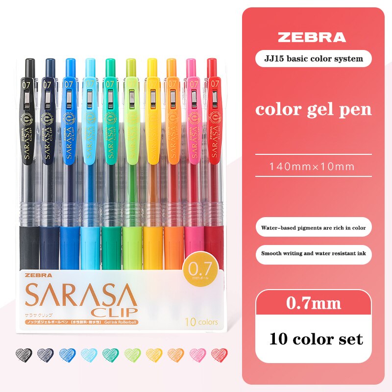 

Гелевые ручки Zebra JJ15