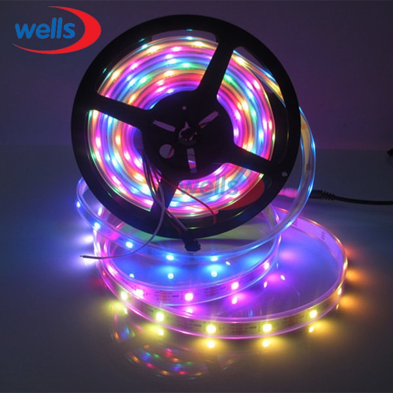 

Светодиодная лента YJBCo WS2812B 4/5 м 30/60/144 LED/м