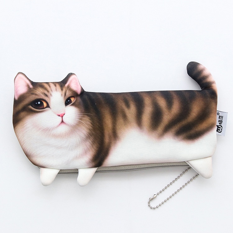 

Пенал MONETAI с 3D рисунком кота