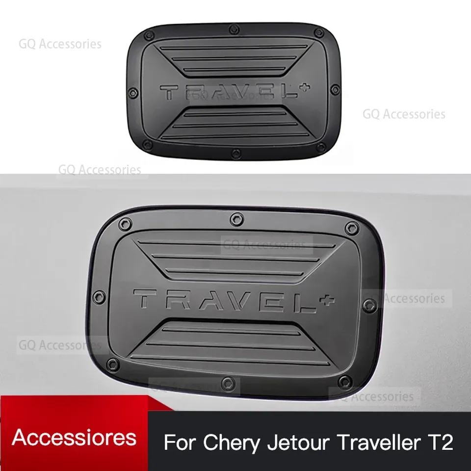 

Черная матовая наклейка на топливный бак cherry Jetour Traveler 2023 2024 Jetour T2, защитная крышка двери, украшение