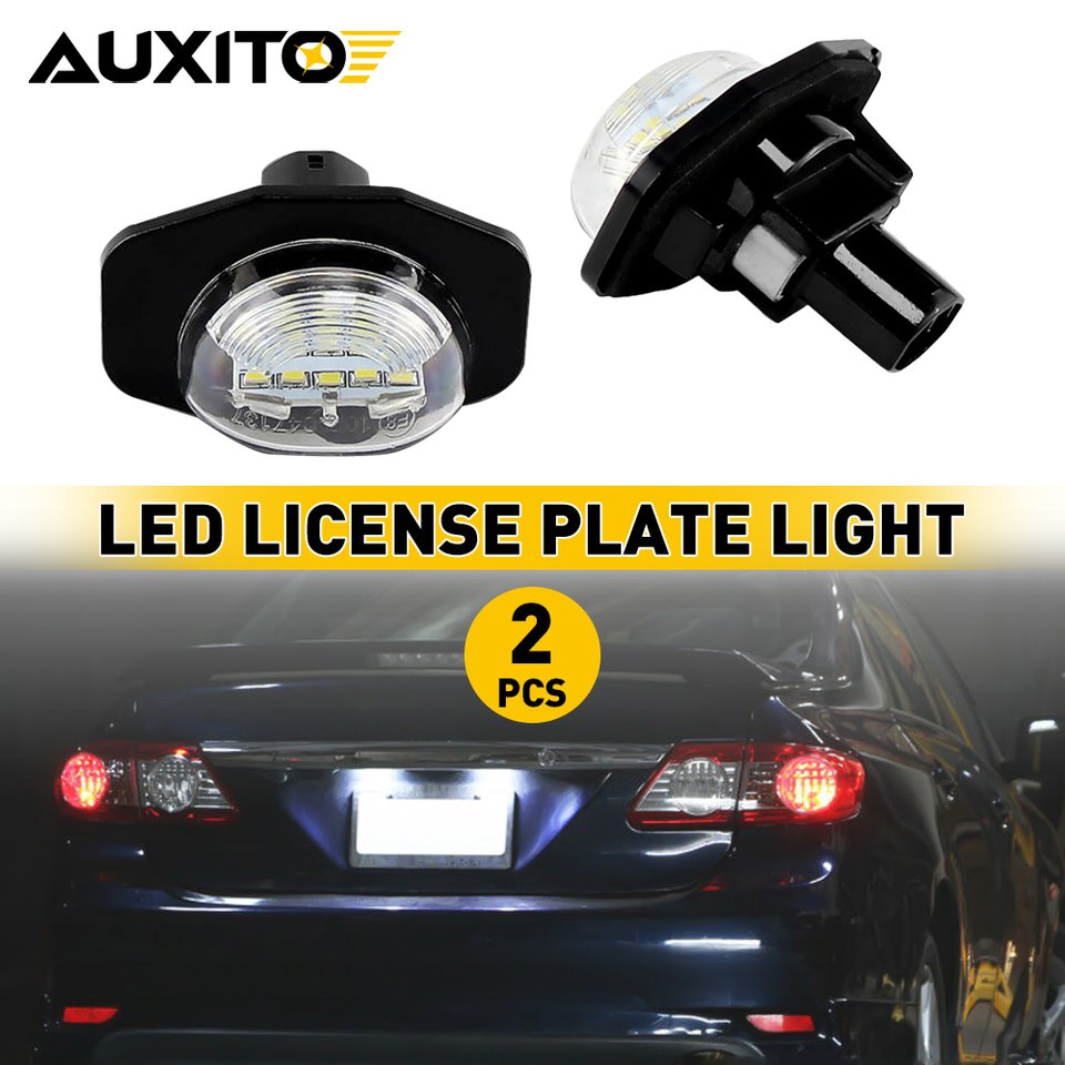 

Светодиодные фонари номерного знака AUXITO для Toyota Corolla Scion xB xD 2009 2010 2012 2013 Sienna 2011-2020, без ошибок, лампы Canbus