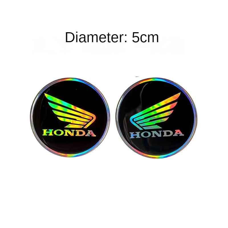 

Подходит для мотоциклов Honda с круглыми крыльями, 3D наклейка на топливный бак, логотип, мягкая резиновая защита от солнца, водонепроницаемая модификация