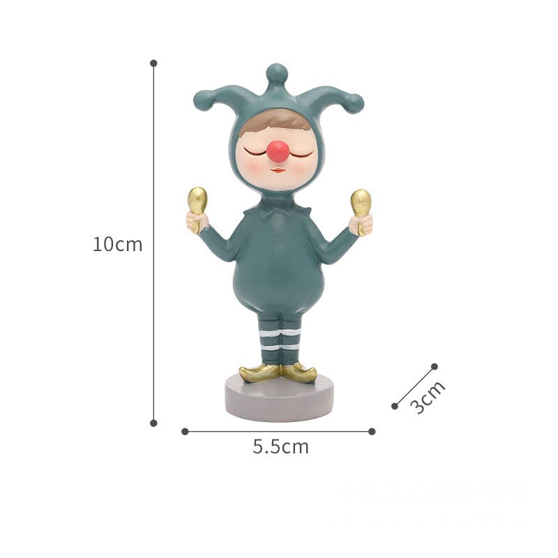 

Фигурки эльфы и клоуны из канифоли