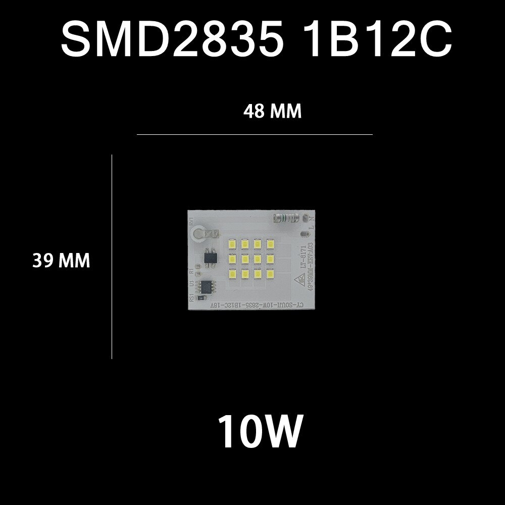 

Светодиодная лампа LDHLM SMD2835 10/20/30/50/100 Вт чистый белый 220В