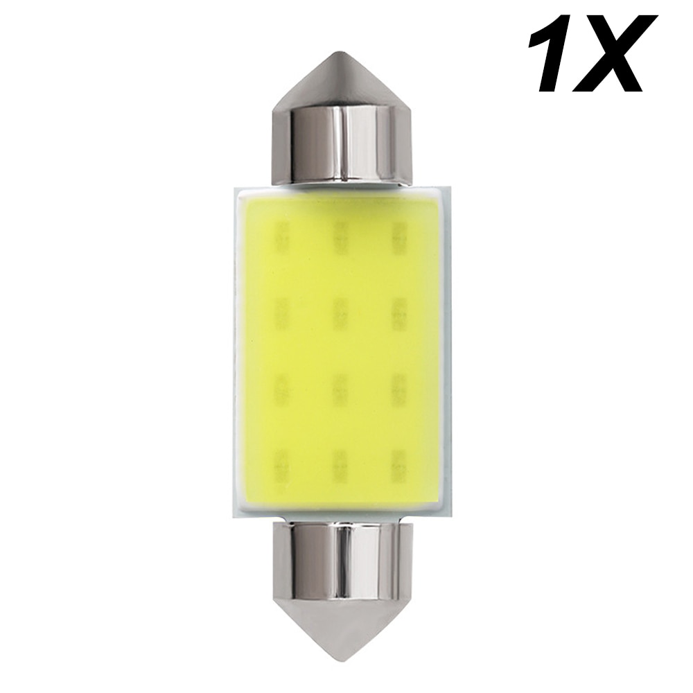 

1 шт. C5W светодиодная лампа C10W Festoon 31/36/39/41/42 мм 12 В COB 6000K белая внутренняя купольная лампа для чтения багажника лампа номерного знака