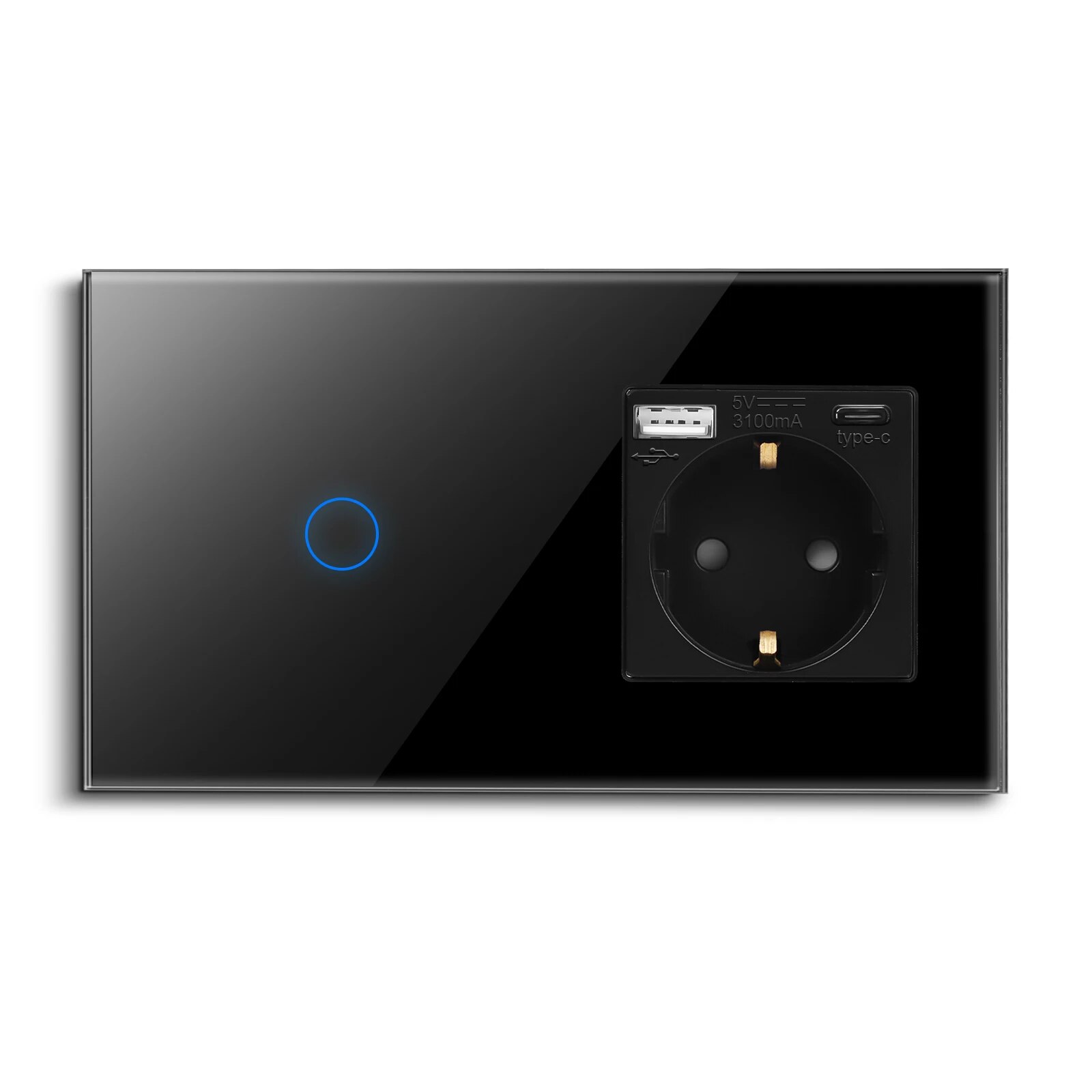 

Сенсорная розетка Bingoelec с USB