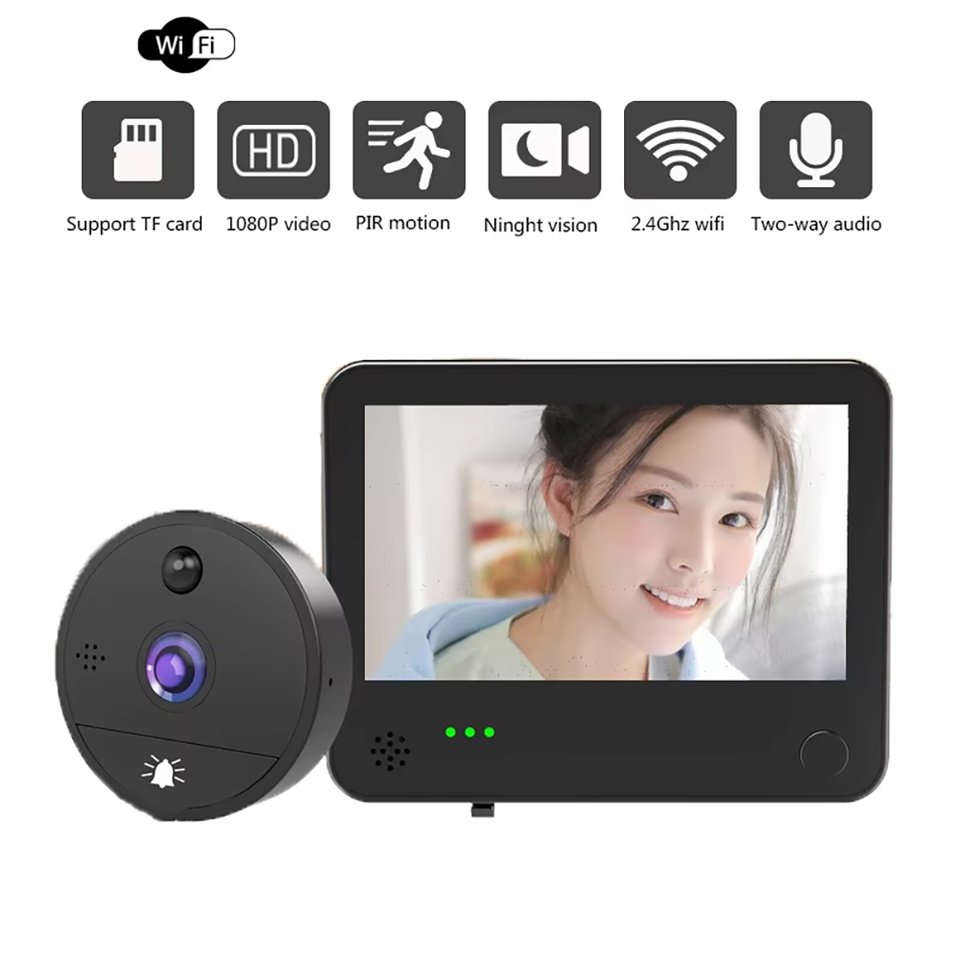 

WLSES Wi-Fi дверной звонок 1080P