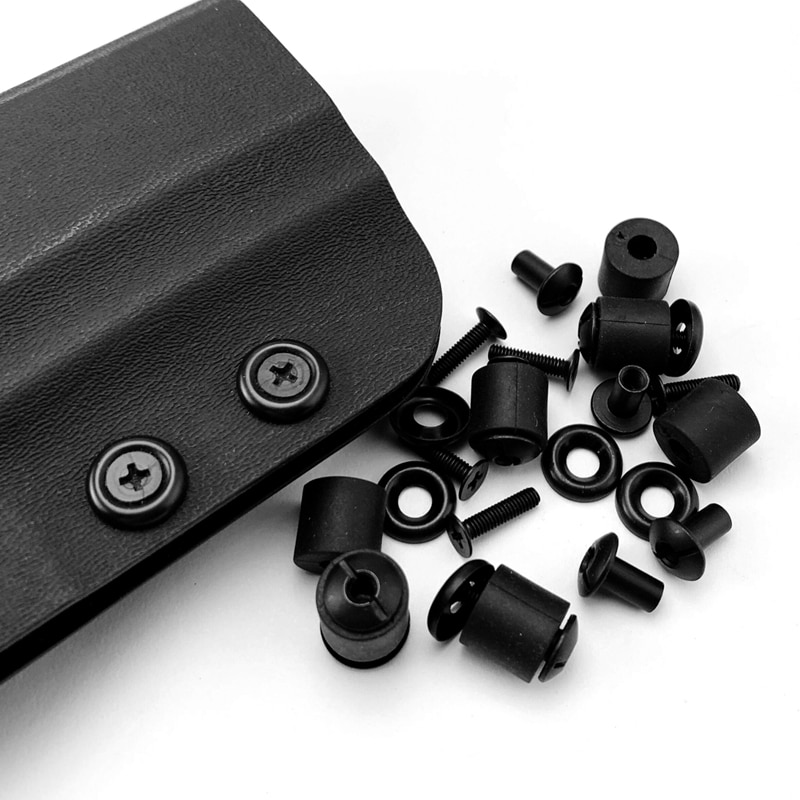 

6 комплектов винтов для кобуры Kydex, детали и аксессуары, быстродействующие винты для оболочки, фитинги для изготовления оболочек K, винт с зажимом для талии «сделай сам»