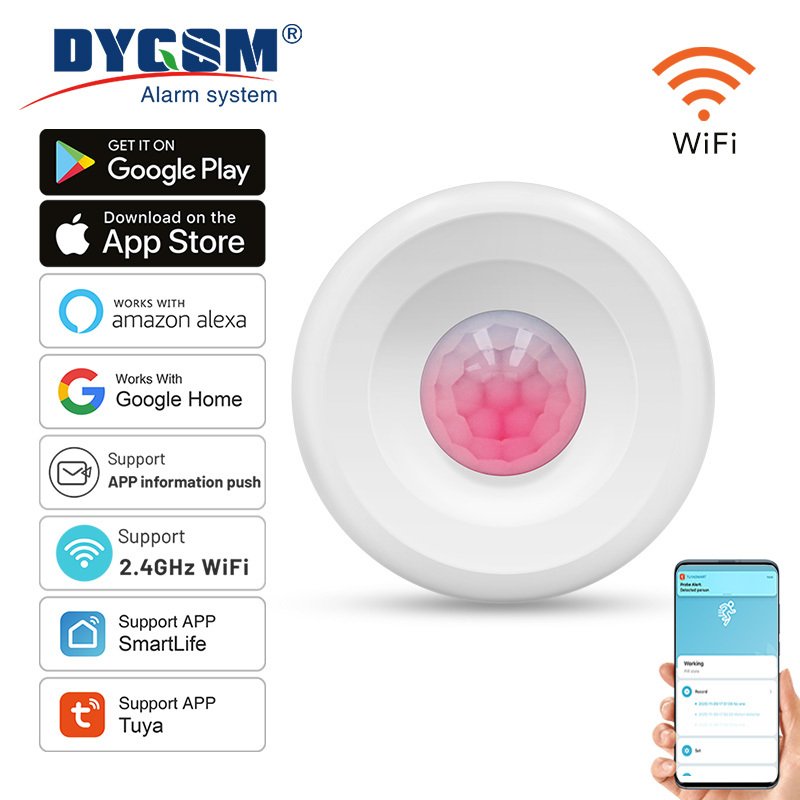 

Смарт-датчик движения Tuya с Wi-Fi и поддержкой Alexa и Google Home