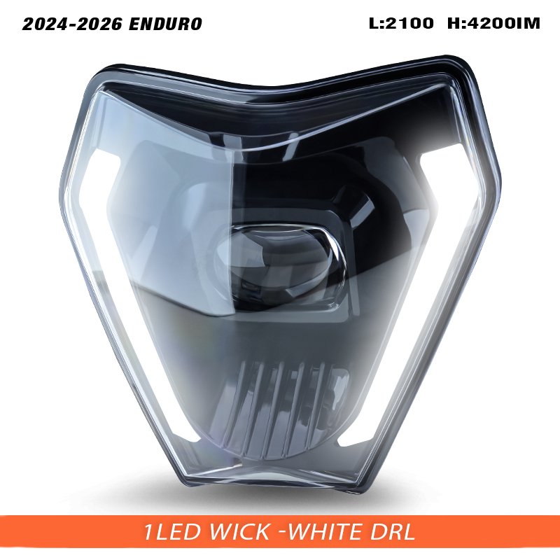 

Powerzone Новый 2024 светодиодный мотоциклетный фонарь для KTM EXC XC SX MX 125 250 300 450, мотокросс, супермото, эндуро, фара