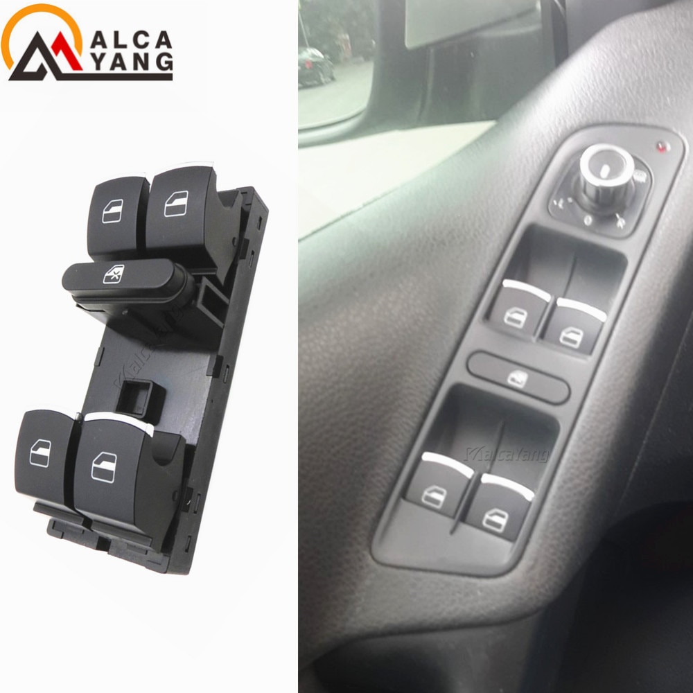 

5ND95985 7 кнопки управления главным окном для VW Jetta Tiguan Golf GTI MK5 MK6 Passat B6 CC Seat Leon MK2 5ND 959 857