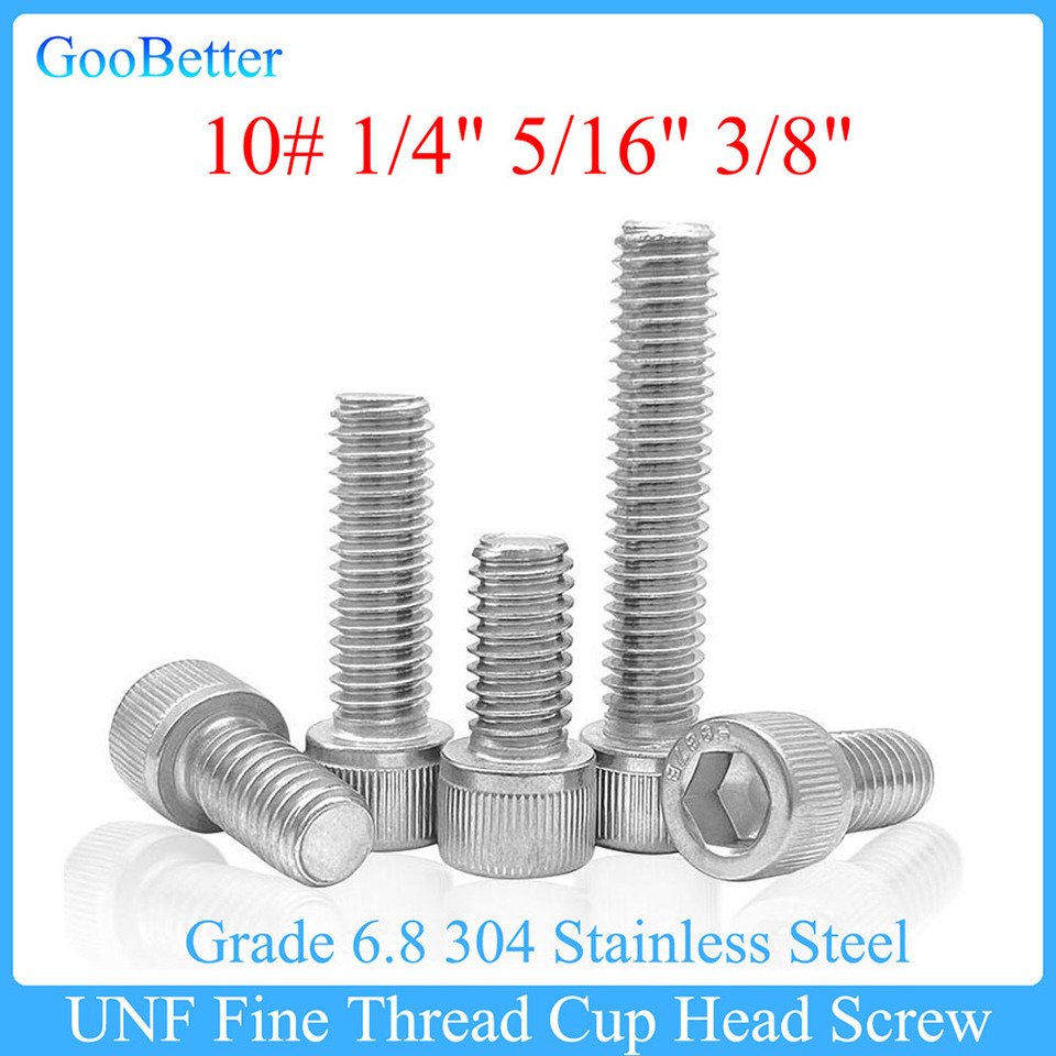 

GooBetter шестигранные болты из нержавеющей стали UNF тонкая резьба