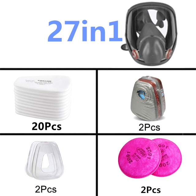 

Силиконовые респираторы Dolphin Protect 6800, 7 шт.