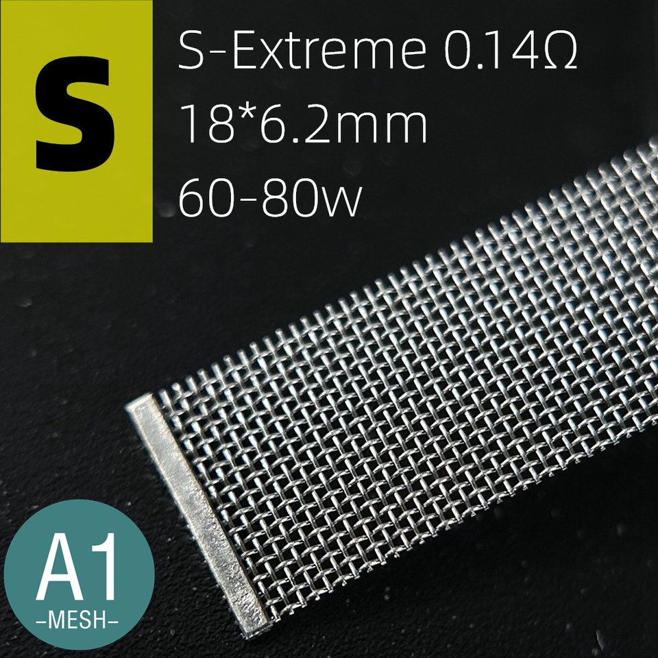 

13 моделей 6,2/6,8/8/8,5 мм, ширина Micro/Turbo/Clapton/Extreme, автомобильная решетка, сетка A1/Ni80/S. Аксессуары для листов NexMesh 316L